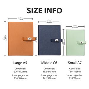 Гибкий минимальный заказ: блокнот-органайзер формата А5/А6 из искусственной кожи с кольцевым механизмом, возможностью нанесения логотипа, NFC-наклейкой, для офиса и бизнеса, на кольцах, с отрывными листами - Product Image 4