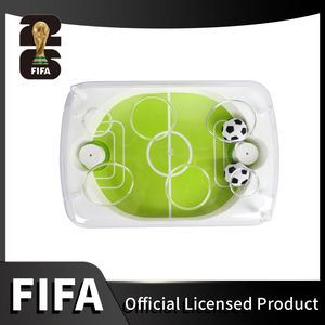Jouet pour animaux de compagnie officiel de la Coupe du monde <span class=keywords><strong>FIFA</strong></span>, terrain de football électronique interactif, jeu de chat avec des balles de football infusées à l'herbe à chat - Product Image 2