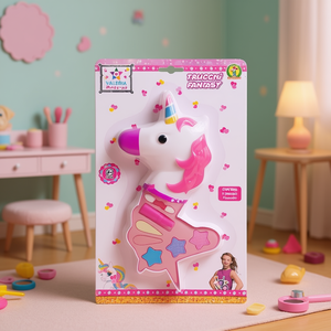 ชุดเครื่องสำอางวาเลเรีย ยูนิคอร์น แฟนตาซี 31x18 ซม. พร้อมแสตมป์ 5 แบบและกล่องสำหรับเด็กเล่น - Product Image 3