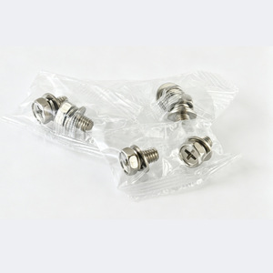 Tornillos M6x10 M8x16, Cabeza Hexagonal Externa Métrica, Clase 8.8, Hierro, Rosca Estándar, Estándar Nacional, Empaquetados Individualmente - Product Image 1