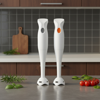 Mixeur Plongeant Électrique 3-en-1 en Acier Inoxydable et Plastique PP pour la Maison : Robot Culinaire et Extracteur de Jus pour Smoothies