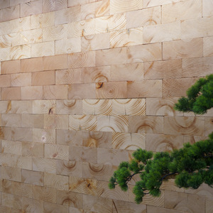 Tuiles murales <span class=keywords><strong>en</strong></span> mosaïque de <span class=keywords><strong>bois</strong></span> de pin naturel haute densité, panneau <span class=keywords><strong>en</strong></span> <span class=keywords><strong>bois</strong></span> massif pour revêtement mural intérieur sécurisé des espaces publics, restaurants et cafés - Product Image 2