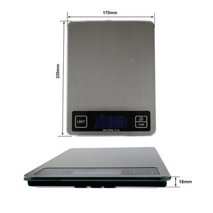Veidt Weighing Slim Design Weight Balance Kitchen <b>Scales</b> Digital Stainless Steel Electronic Food <b>Scale</b> for Measuring SF-2013 Hig - Product Image 6