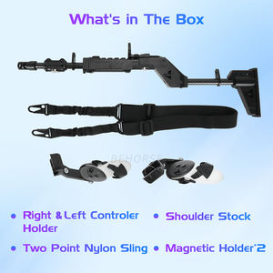 Pistolet de Jeu <span class=keywords><strong>VR</strong></span> pour Quest 3/3S : Poignée Originale et Étui, Pistolet à Prise Ergonomique pour Meta Quest 3S et Oculus Quest 2 – Accessoires de Jeu <span class=keywords><strong>VR</strong></span> - Product Image 3