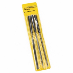 Ba-công cụ thiết lập của 3 độ cứng cao phẳng kim loại tay tập tin vòng tam giác & VUÔNG Kim Cương 140 để đánh bóng <span class=keywords><strong>Carbide</strong></span> nhựa - Product Image 6