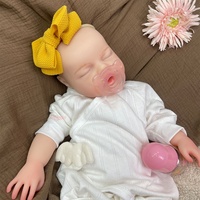 Poupée nouveau-né en silicone intégral faite à la main de 20 pouces, 3,7 kg, bouche ouverte, poupée reborn, livraison directe, anatomiquement correcte, Muneca Babe Gifts