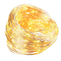 Guirlande lumineuse LED de Noël en forme de hibou, fil de cuivre, multifonction, batterie intégrée, blanc chaud, IP20, 1 m, lumières décoratives