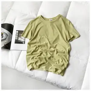 T-shirt en bambou biologique hommes en gros Écologique Unisexe Bambou t shirt Bio Plaine T Chemises pour hommes bambu t-shirt