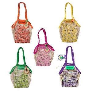 Borsa Promozionale Rosa da 16 Pollici in Rete di Cotone, Riutilizzabile per la Conservazione degli Alimenti, Pieghevole per il Trasporto di Verdure - Product Image 6