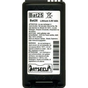 Batsecur แบตเตอรี่ลิเธียม3.6V 4Ah 18650 ANTIF-BAT25สำหรับเครื่องใช้ไฟฟ้าภายในบ้าน - Product Image 1