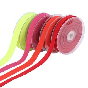 Recycle Polyester Colorful Fold Over Elastic Webbing Band Tape Elastics Ribbon for Headbands Girl Head Bow - Product Image 3