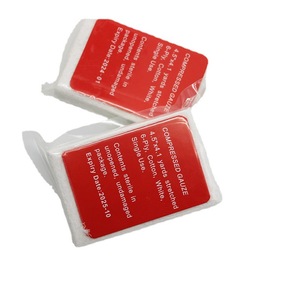Hoshina Medical Gauze Pads <b>Compressed</b> 6 Layers White Non-Woven Fabric First Aid Bandage Disposable Wound Care - Product Image 4
