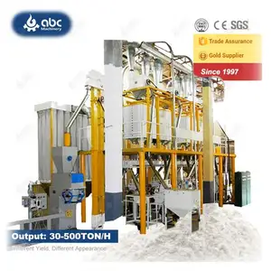 Melhor reputação de fornecedores de alta velocidade planta de moinho de farinha automática totalmente automática para moagem de farinha