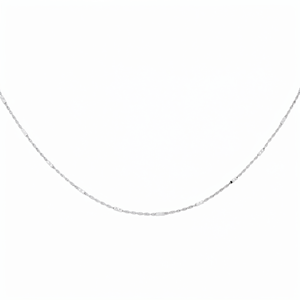 Chic Textured <b>Pineapple</b> Shape White Pt950 Fine Rope Chain Necklace For Ladies Casual Stackable Platinum Jewelry - Product Image 5