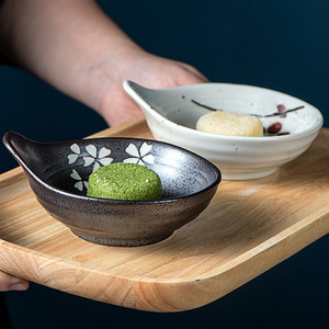 Cuenco de cerámica de estilo japonés creativo <span class=keywords><strong>Hefa</strong></span>, plato pequeño resistente al calor para el hogar, plato para aperitivos, olla caliente, salsa para condimentos - Product Image 2