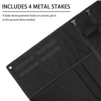 Tapis d'entraînement de tir tactique portable en nylon 1000D personnalisé, grand tapis plié enroulé pour la chasse