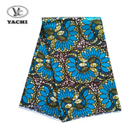 Kain Cetak Lilin Afrika YACHITEX 100% Katun untuk Pakaian