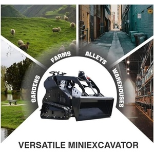 New Model Skid Steer <b>Loader</b> Heavy Duty Tracked Wheeled Option Industrial Skid Steer <b>Loader</b> High Flow Hydraulic System - Product Image 3