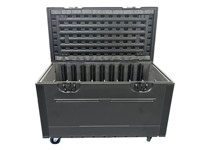 Caja de Almacenamiento Portátil de PE Económica al por Mayor para Equipos de Escenario, Estuche de Transporte Económico para Equipos y Cables de Actuación