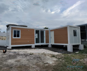 Prefab nhà nhỏ với phòng tắm nhà di động với phòng tắm 20ft * 20 ft với nhà CONTAINER khác nhau kế hoạch thiết kế cho sự lựa chọn - Product Image 4