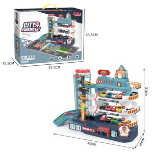 Samtoycn Véhicules électriques à enroulement sur escalier avec station d'arrêt, circuit de 3 étages, parking urbain, jouets pour enfants - Product Image 6