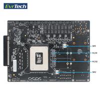 Serveur mini 1U OME Lga1700 Thin Firewall B760, réseau DDR5, sécurité industrielle, routeur flexible SFP10GB, carte mère ITX