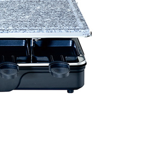 Grill électrique sans fumée 1200W pour barbecue et <span class=keywords><strong>raclette</strong></span> d'intérieur, contrôle de température réglable, revêtement antiadhésif, plaque pour 8 personnes pour usage domestique - Product Image 3