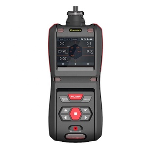 Portable Pulitong PLT500 5-in-1 Gas Detector CO H2S O2 Ex CO2 Meters with Built-in Pump ABS Plastic Sound Alarm for Industry - Product Image 5