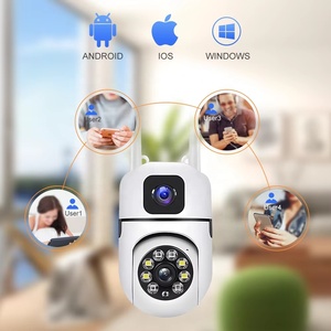 Cámara de Seguridad con Vista Panorámica de 360° para Interiores, Acceso Remoto, Sensor CMOS, Tarjeta de Memoria, Gran Angular, 1 Año de Garantía, Doble Lente, PTZ, WiFi, para el Hogar - Product Image 4