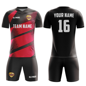 उच्च गुणवत्ता अनुकूलित डिजाइन फुटबॉल वर्दी खेलों जल्दी सूखी फुटबॉल टीम के प्रशिक्षण पहनने सस्ते फुटबॉल जर्सी सेट - Product Image 4