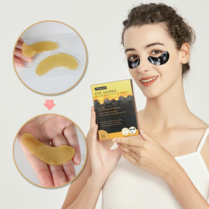 Giorno e notte migliore efficace rimuove le occhiaie oro 24k Gel Pack collagene Crystal Pad benda per maschera per gli occhi - Product Image 1