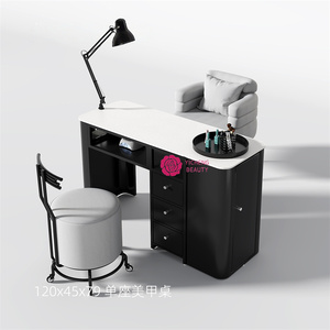 Table de <span class=keywords><strong>manucure</strong></span> multifonctionnelle moderne en bois Yicheng Beauty <span class=keywords><strong>avec</strong></span> <span class=keywords><strong>aspirateur</strong></span> intégré à vendre - Product Image 4