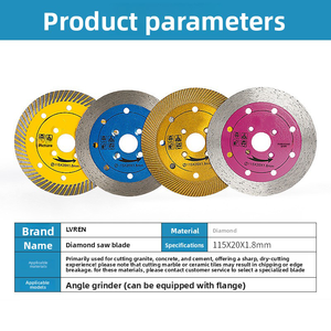 Disque <span class=keywords><strong>de</strong></span> découpe diamanté soudé au laser, pressé à chaud, OEM, pour carreaux muraux en granit, béton, <span class=keywords><strong>ciment</strong></span> – Disque à lamelles pour découpe à sec, pour meuleuses d'angle 20 mm - Product Image 5