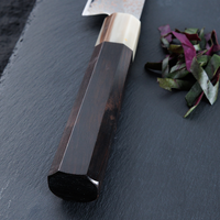 Ensemble de couteaux de cuisine tout-en-un en acier Damas : Santoku 7 pouces, couteau utilitaire 6 pouces et couteau d'office 4,5 pouces pour la cuisine quotidienne