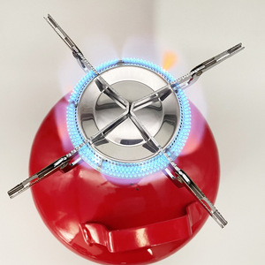 Portable Gas <b>Stove</b> Stainless Steel 1-2 Person Outdoor Camping Cooking Burner With Windproof Design For Hiking Travel - Product Image 3