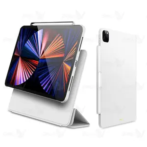 2024 Nieuwe Hete Magnetische Sluiting Lederen Ipad Case Smart Cover Met Magische Metgezel Case Voor Ipad Air Voor Ipad Pro 11 Inch Case