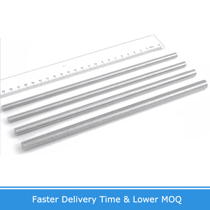 Varillas Roscadas Completamente de Acero <span class=keywords><strong>Inoxidable</strong></span> 304 con Dientes Inversos, Perno Métrico con Rosca Completa Izquierda M6-M27, Longitud Personalizada A2-70 - Product Image 2
