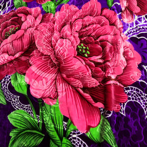 Vente en gros Offre Spéciale épais 100% polyester impression et gaufrage Raschel couverture tissu pour l'hiver - Product Image 2