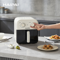 Friteuse à air sans fumée avec technologie antiadhésive, capacité de 4 litres, cuisson saine en réduisant l'huile