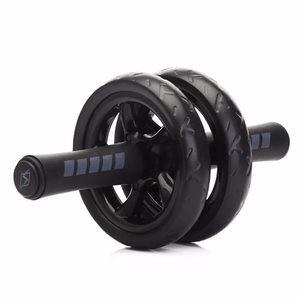 Rouleau abdominal de qualité supérieure, équipement de fitness, roue abdominale double silencieuse et antidérapante de 15 cm, pour exercices abdominaux, entraînement musculaire en salle de sport - Product Image 3