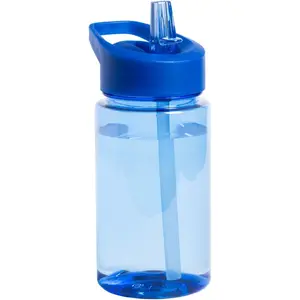 BPA ücretsiz plastik dış mekan sporları su şişesi ile hasır kapak, taşınabilir çocuk saman fincan, gıda sınıfı yeni plastik içecek bardağı