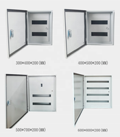 Boîte de distribution MCB, boîtier métallique extérieur, boîte d'alimentation, rail DIN modulaire, indice de protection IP54, personnalisable