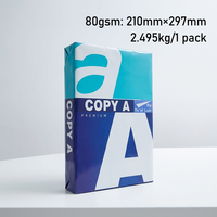 Papier d'impression A4 70g/75g/80g 500 feuilles Haute qualité Personnalisable 100% pâte de bois vierge