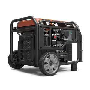 Harga pabrik Generator 5.5KW Inverter bisu bingkai terbuka Generator bensin untuk rumah