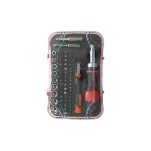 Juego de 65 piezas de llaves de carraca nuevas, herramienta manual, juego de puntas de destornillador Torx múltiples y puntas planas - Product Image 4