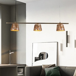 Pháp Cổ Điển Mỹ Phong Cách Rắn Gỗ Đèn Chùm Tùy Chỉnh Retro Shell Chiếu Sáng E26 Bóng Đèn Cơ Sở Hình Chữ Nhật Treo Cho Phòng Ngủ - Product Image 5