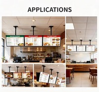Panneau publicitaire LED personnalisé, boîte lumineuse LED ultra-mince, cadre d'affiche de film ODM/OEM pour la décoration de cinéma maison et panneau de menu