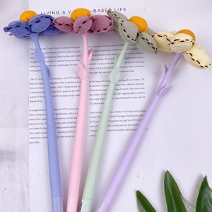Penna Creativa a Forma di Fiore 0.5mm, Penna in Silicone con Effetto Scuotibile per Ufficio e Scuola, <span class=keywords><strong>Penne</strong></span> <span class=keywords><strong>Gel</strong></span> a Forma di Fiore all'Ingrosso - Product Image 5