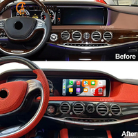 Écran de tableau de bord étendu Android TIM Car 12,3 pouces, double écran tactile, adaptable pour Mercedes-Benz Classe S W222 2014-2017