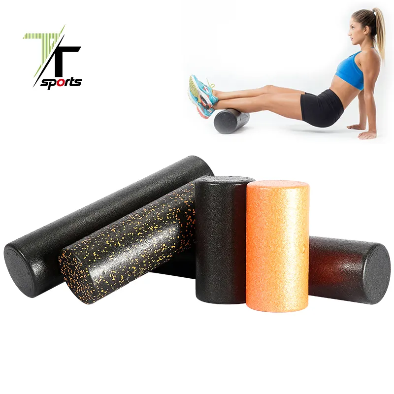TTSPORTS-Rodillo de espuma de masaje de alta densidad para gimnasio, EPP, para terapia física, ejercicio, masaje muscular de tejido profundo